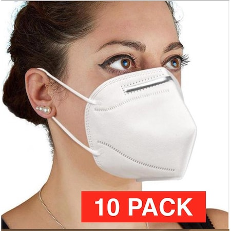 Gopremium Ear Loop Multi Color Mask 10 per Box WHITEMASK10PACK-KN95 - KN142